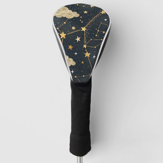 Sternbildmuster (2) golf headcover (Vorderseite)