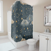 Sternbildmuster der himmlischen Konstellation (5) Duschvorhang (Beispiel)