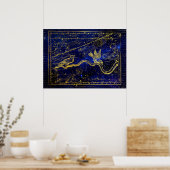 Sternbildposter des Tierkreises Poster (Küche)