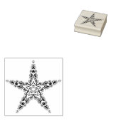Sternblumen-Kunststempel Gummistempel (Stempel)