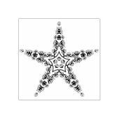 Sternblumen-Kunststempel Gummistempel (Prägung)