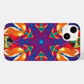 Sternchen-Kaleidoskop Case-Mate iPhone Hülle (Rückseite (Horizontal))
