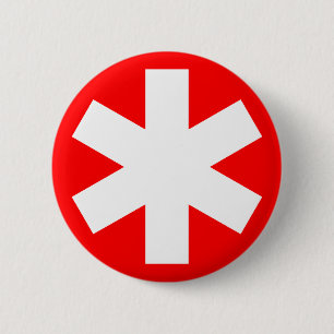 Sternchen - Rot Button