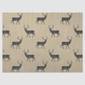 Sternchen schwarz und taube skandinavisch seidenpapier (Vorderseite)