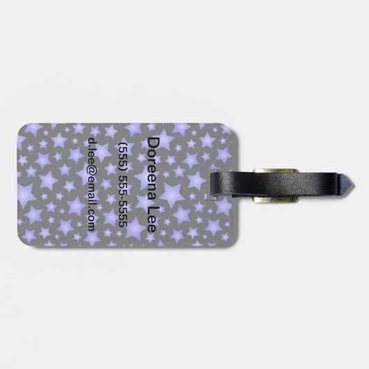 Sternchen-Vereinbarung Gepäckanhänger (Rückseite horizontal)