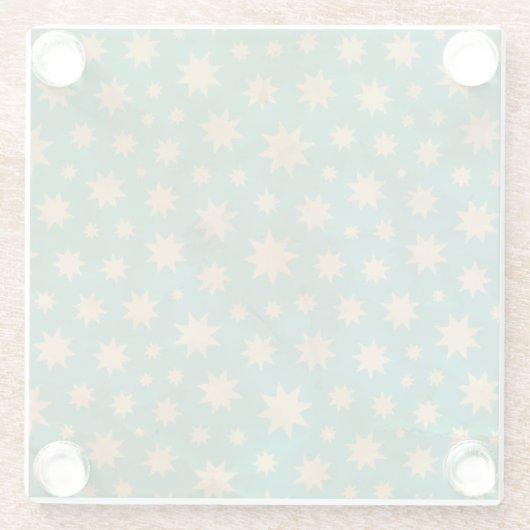 Sternchen-Vereinbarung Glasuntersetzer (Rückseite)