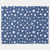 Sternchen-Wiederholungsmuster Fleecedecke (Vorderseite (Horizontal))