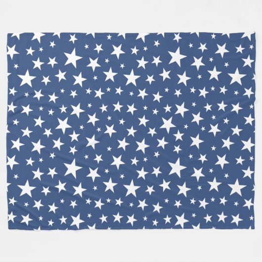 Sternchen-Wiederholungsmuster Fleecedecke (Vorderseite (Horizontal))