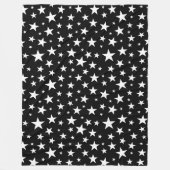 Sternchen-Wiederholungsmuster Fleecedecke (Vorderseite)