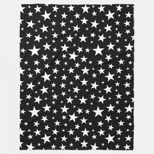 Sternchen-Wiederholungsmuster Fleecedecke (Vorderseite)