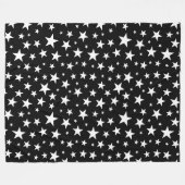Sternchen-Wiederholungsmuster Fleecedecke (Vorderseite (Horizontal))