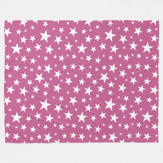 Sternchen-Wiederholungsmuster Fleecedecke (Vorderseite (Horizontal))