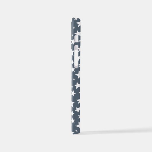 Sternchen-Wiederholungsmuster iPhone Hülle (Linke Seite)