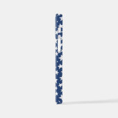 Sternchen-Wiederholungsmuster iPhone Hülle (Linke Seite)