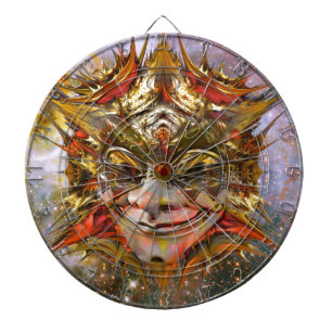 Sternclown Dartscheibe