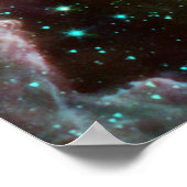 Sterncluster NGC 281 Pacman Nebula Poster (Ecke)