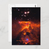 Sterncluster Pismis 24, Kerngebiet von NGC 6357 Postkarte (Vorne/Hinten)