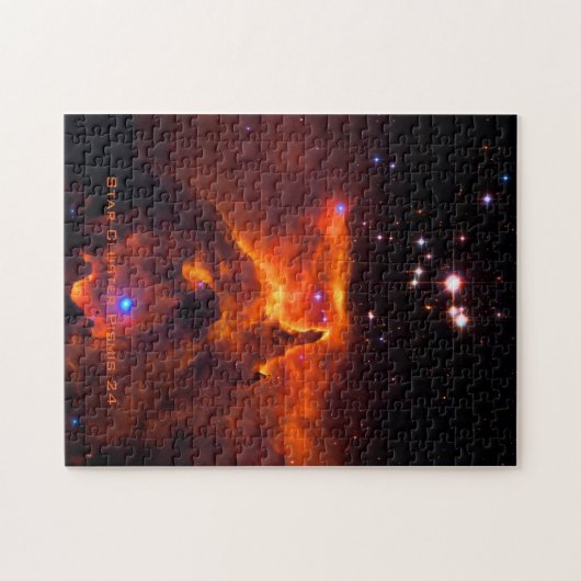 Sterncluster Pismis 24, Kerngebiet von NGC 6357 Puzzle (Horizontal)