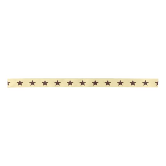 Sterncreme Satinband (Vorderseite)