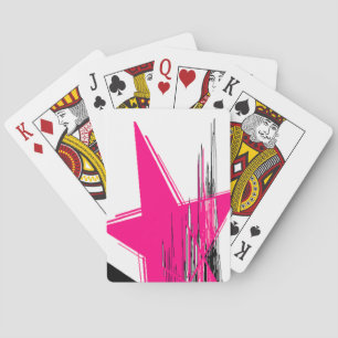 Sterndeck in Rosa Spielkarten