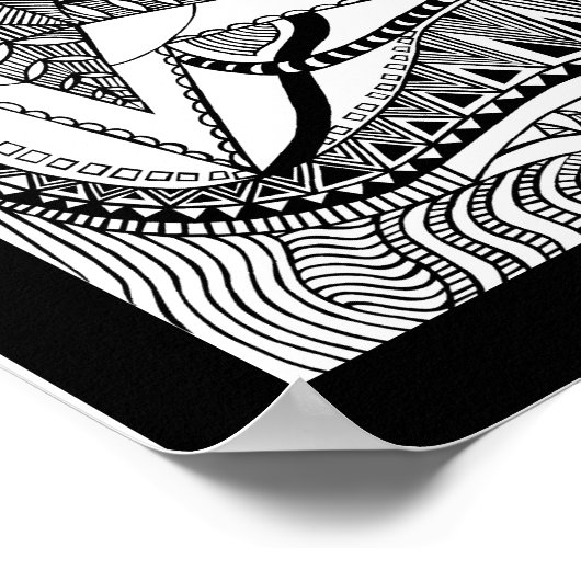 Sterndoodle-Plakat Poster (Ecke)