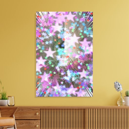 Sterne 120421 leinwanddruck (Insitu (Wohnzimmer))