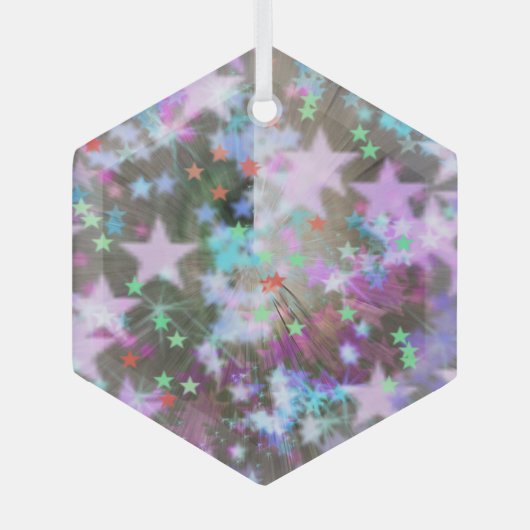 Sterne 120421 ornament aus glas (Vorderseite)
