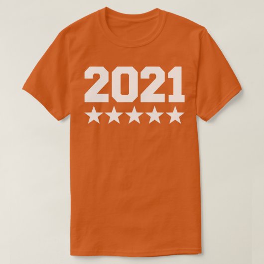 Sterne 2021 T-Shirt (Design vorne)
