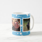 Sterne 3 Foto Kaffeetasse (VorderseiteRechts)