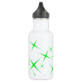 Sterne 4 Grün Trinkflasche (Rechts)