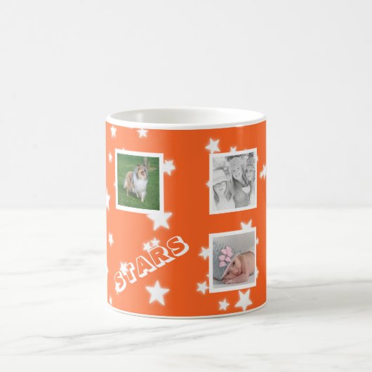 Sterne 7 Foto Kaffeetasse (Mittel)