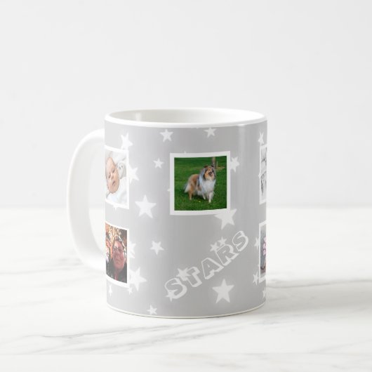 Sterne 7 Foto Kaffeetasse (Vorderseite Links)