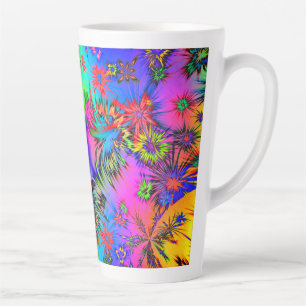 Sterne, abstrakt, farbig. milchtasse