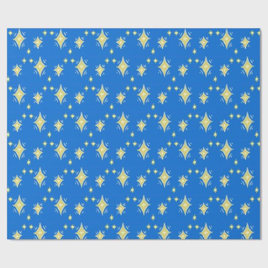 Sterne am Himmel Geschenkpapier (Flach)