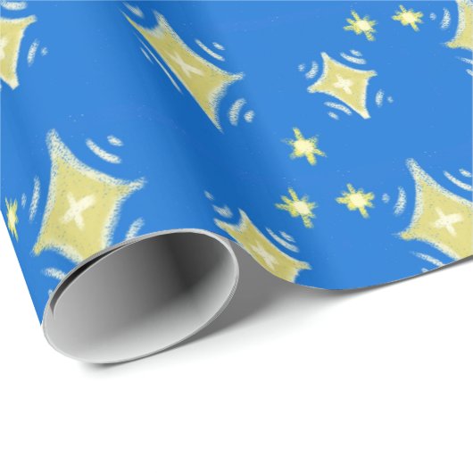 Sterne am Himmel Geschenkpapier (Rolleneckpunkt)