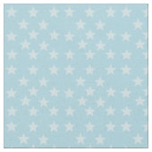 Sterne auf Blue Monogram oder Name Custom Fabric Stoff (Nahaufnahme)