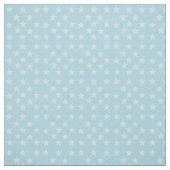 Sterne auf Blue Monogram oder Name Custom Fabric Stoff (Muster)