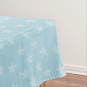 Sterne auf Blue Monogram oder Name Custom Tischdecke (Beispiel)