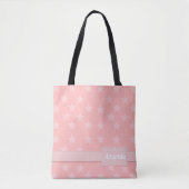 Sterne auf Blue Monogram oder Name Tasche (Vorderseite)