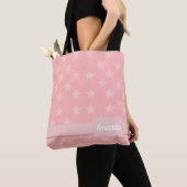 Sterne auf Blue Monogram oder Name Tasche (Von Nahem)