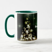 Sterne auf der Weihnachtsbaum-Night Sky Combo-Tass Tasse (Links)
