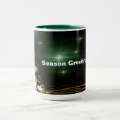 Sterne auf der Weihnachtsbaum-Night Sky Combo-Tass Tasse (Zentrum)