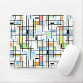 Sterne auf einem karierten Hintergrund. Mousepad (Mit Mouse)