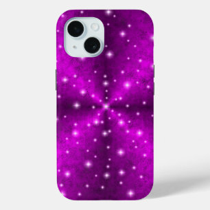Sterne auf Rainbow in Elefanten-Skin-Optik iPhone 15 Hülle