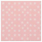 Sterne auf rosa Monogram oder Name Custom Fabric Stoff (Nahaufnahme)