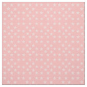 Sterne auf rosa Monogram oder Name Custom Fabric Stoff (Muster)