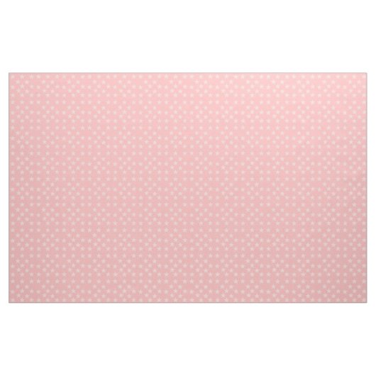 Sterne auf rosa Monogram oder Name Custom Fabric Stoff (Fat Quarter (45,7 x 55,9 cm))
