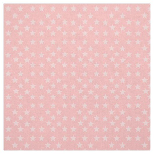 Sterne auf rosa Monogram oder Name Custom Stoff (Muster)