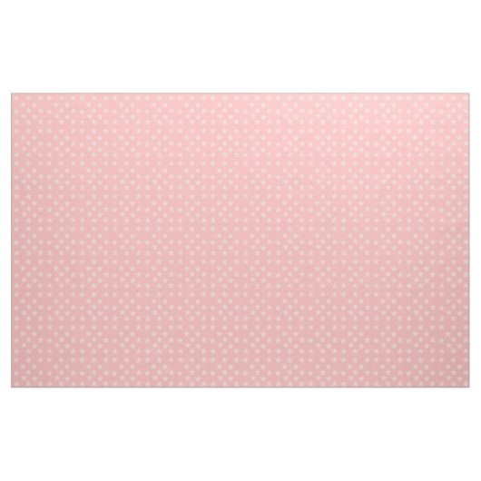 Sterne auf rosa Monogram oder Name Custom Stoff (Fat Quarter (45,7 x 55,9 cm))