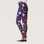 Sterne auf schwarz. leggings (Links)